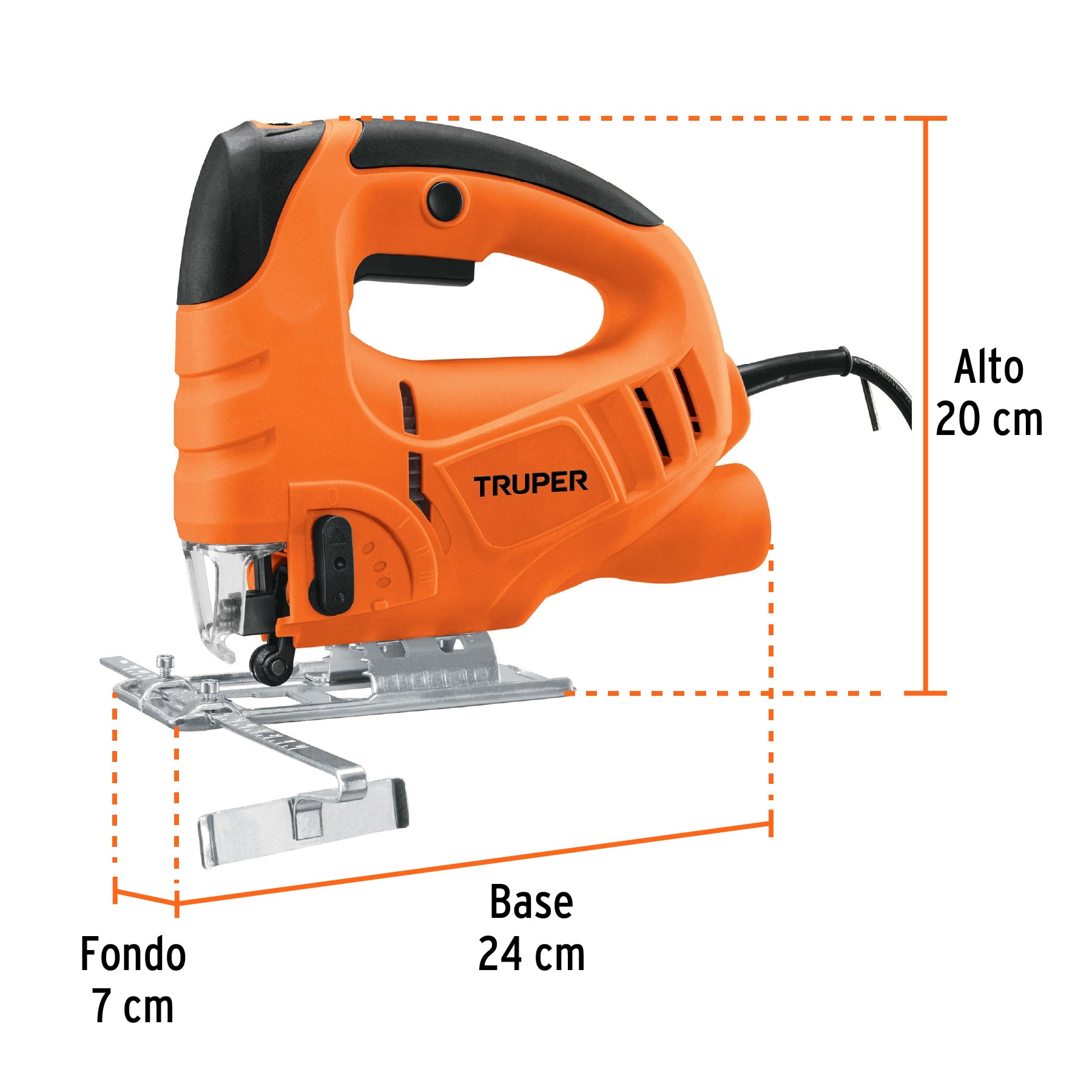 Sierra Caladora Profesional 550 W Truper