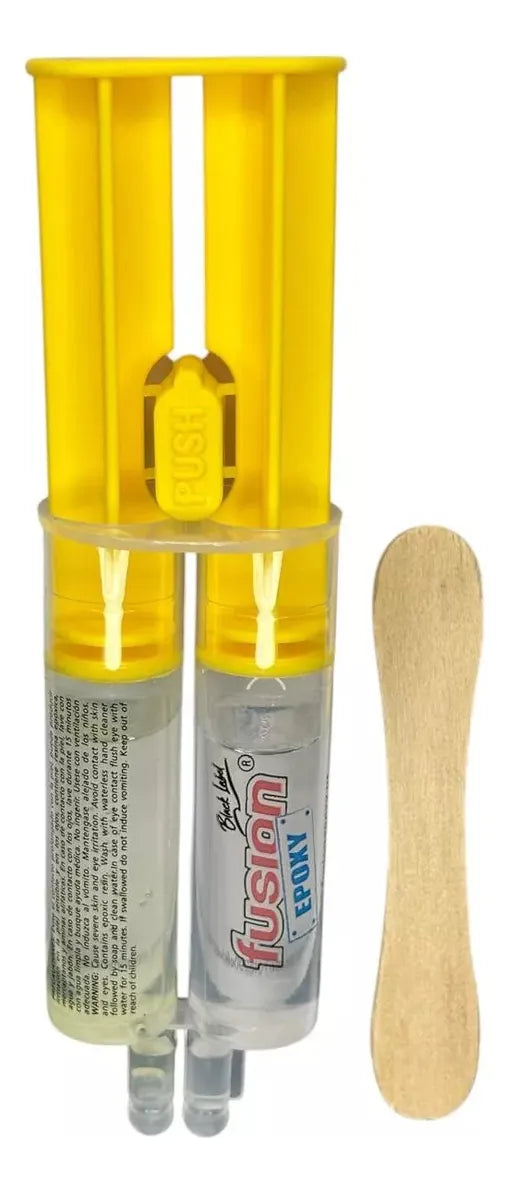 Pegamento Fusión Epoxy Jeringa Transparente