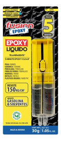 Pegamento Fusión Epoxy Jeringa Transparente