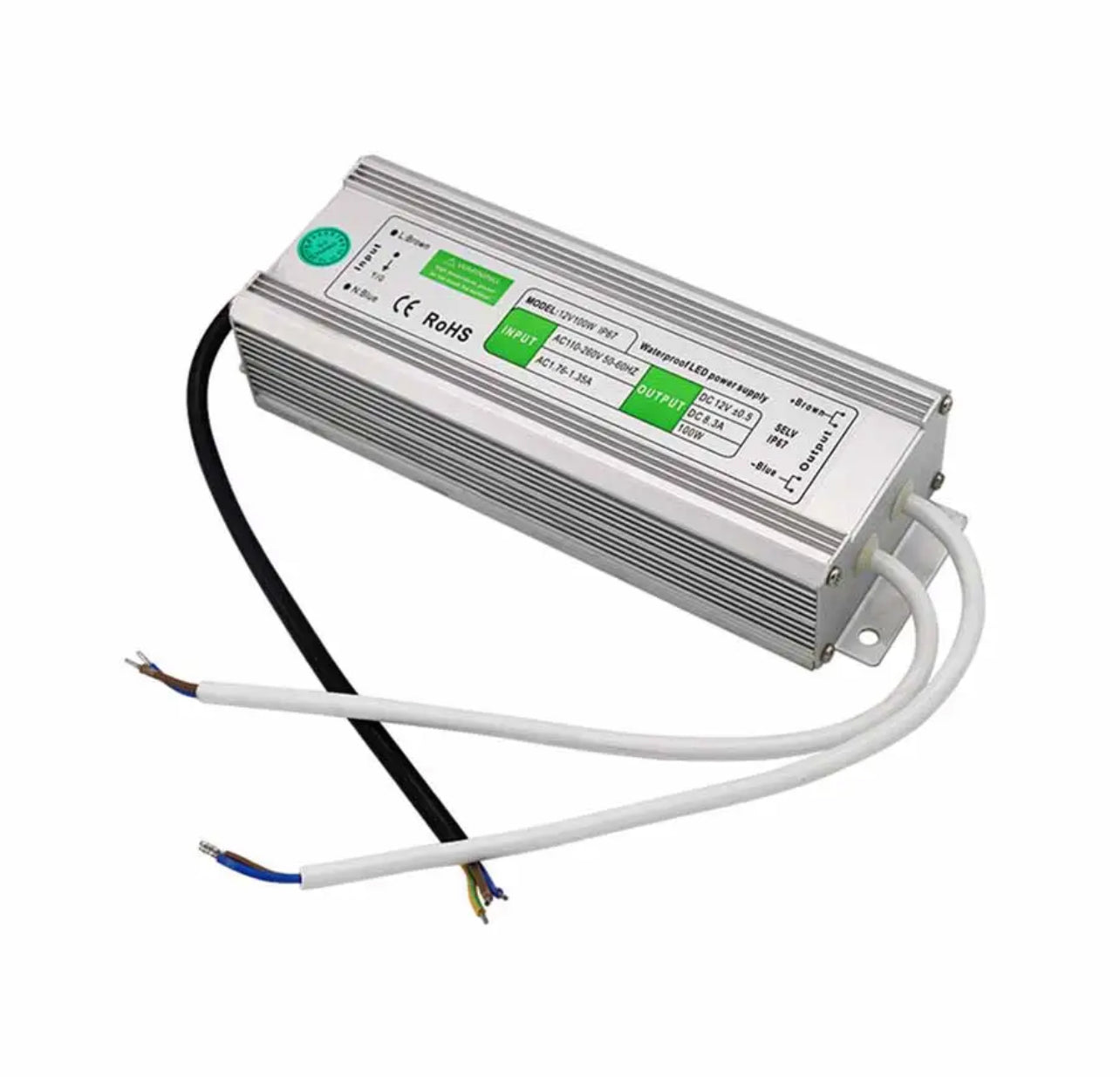 Balastra Conmutada 100w/12v/8.3 Amp Exterior