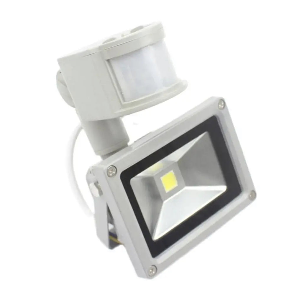 Reflector Led 30w Exterior Ip65 Luz Blanca Impermeable Gris Claro Blanco Frío