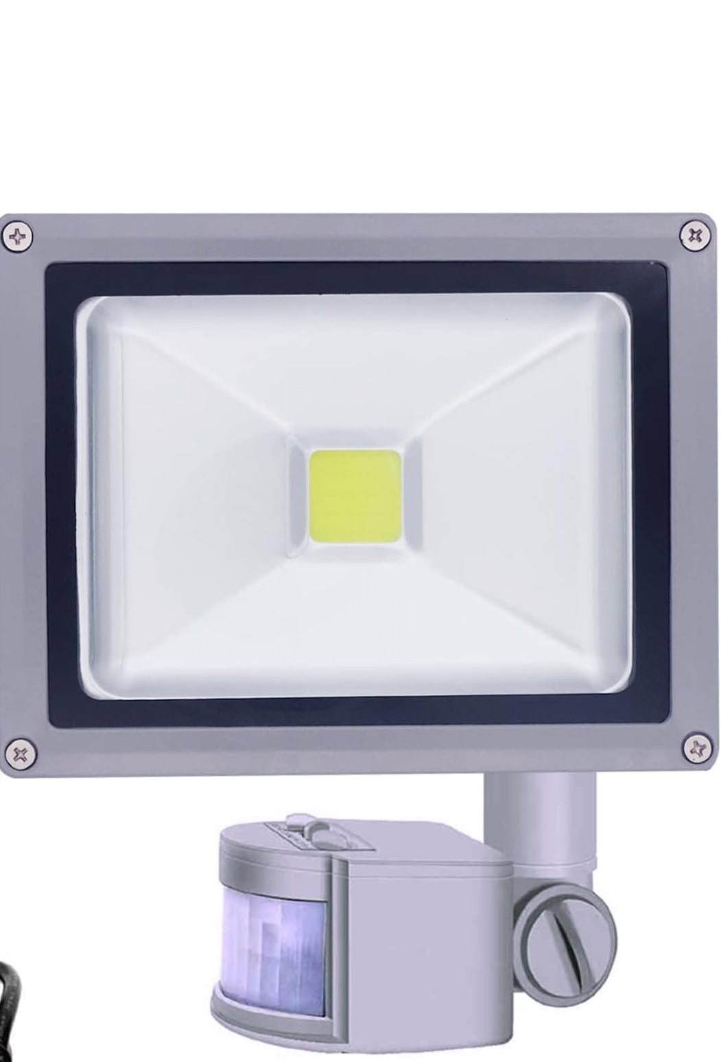 Reflector Led 30w Exterior Ip65 Luz Blanca Impermeable Gris Claro Blanco Frío