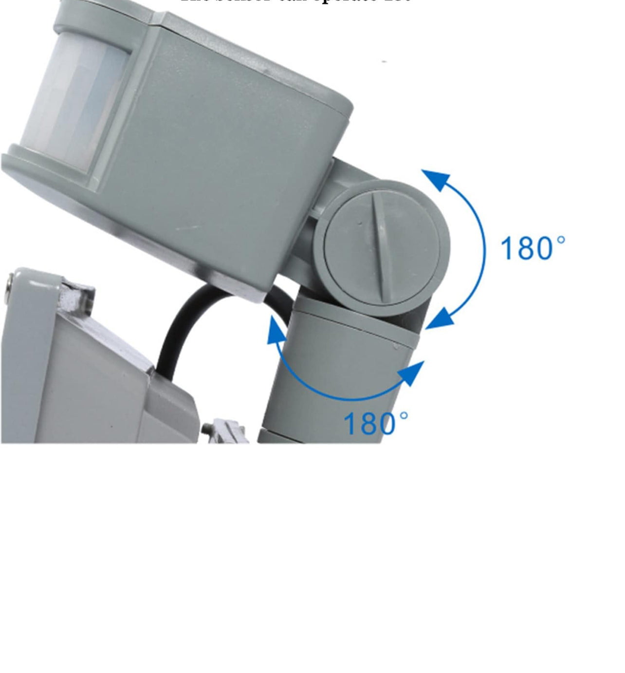 Reflector Led 30w Exterior Ip65 Luz Blanca Impermeable Gris Claro Blanco Frío