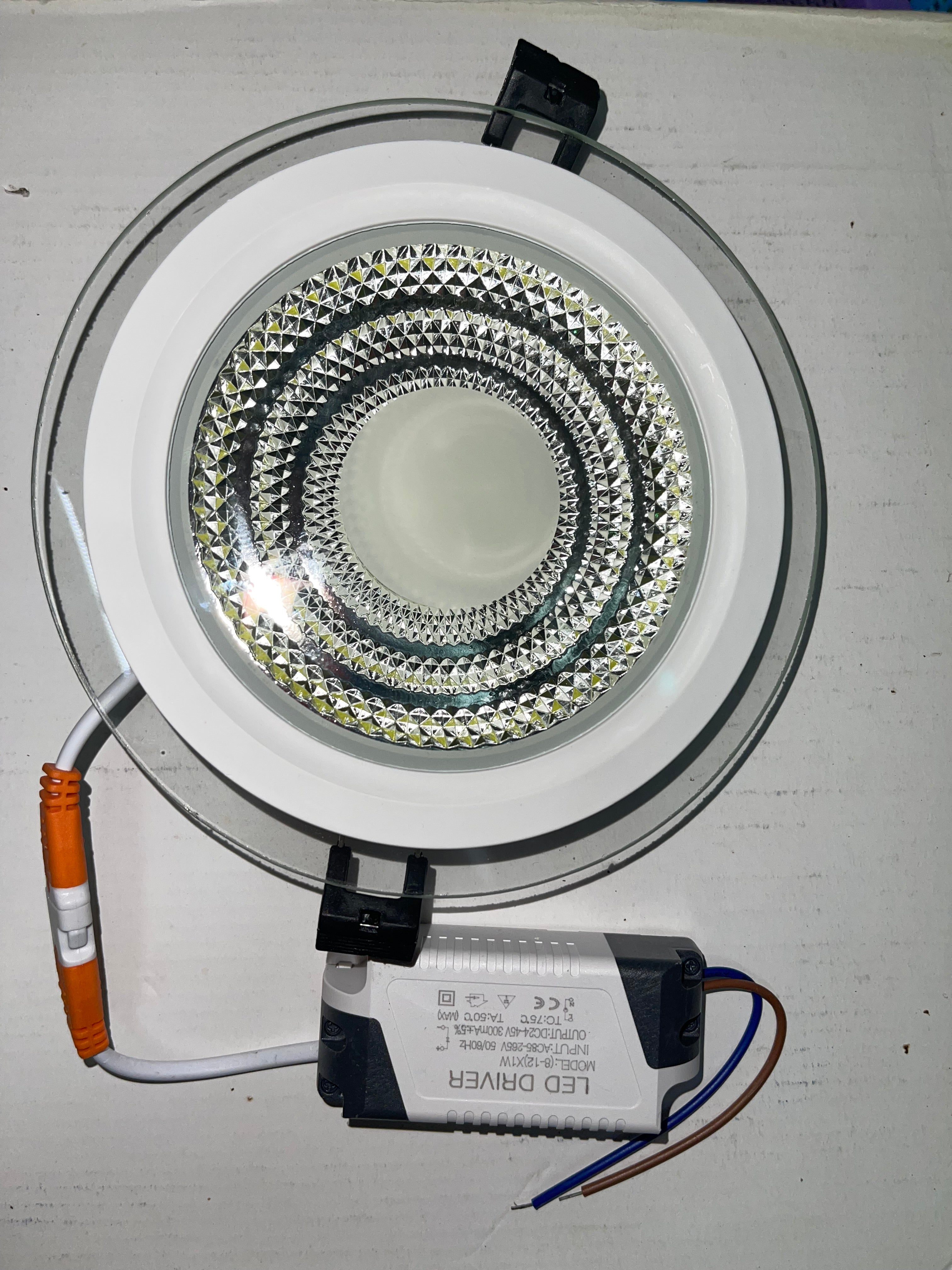 Luminario led cob empotrable 10w blanco frio