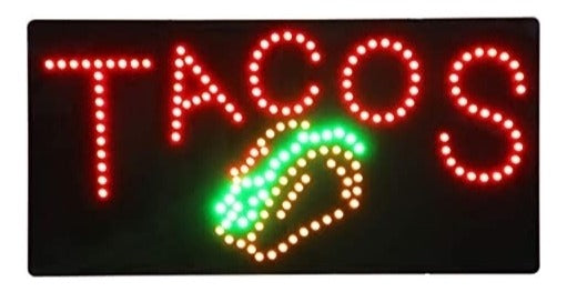 LETRERO LED TACOS