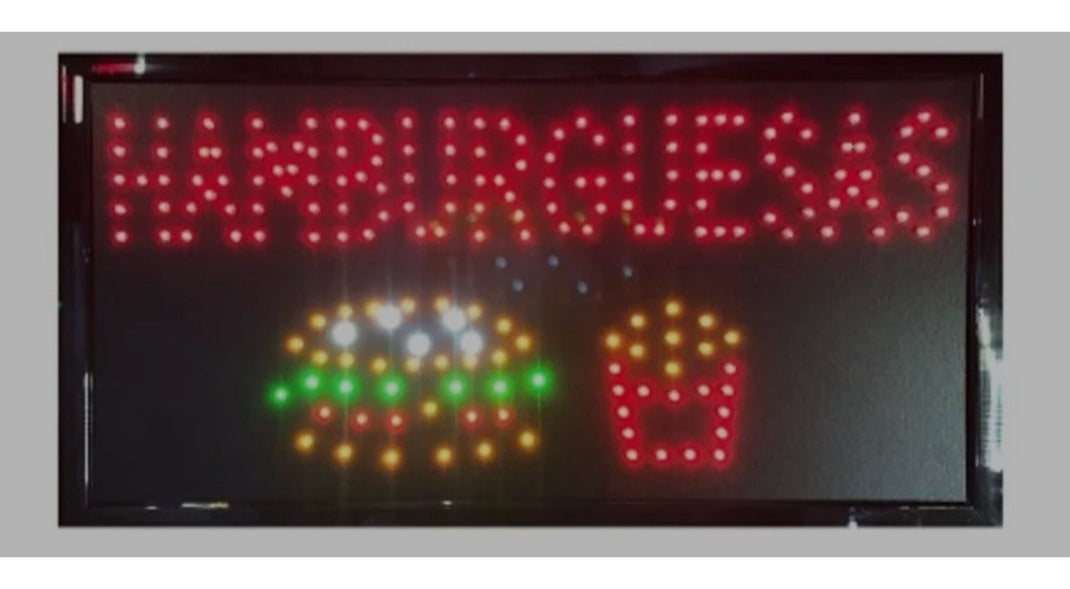 LETRERO HAMBURGUESAS