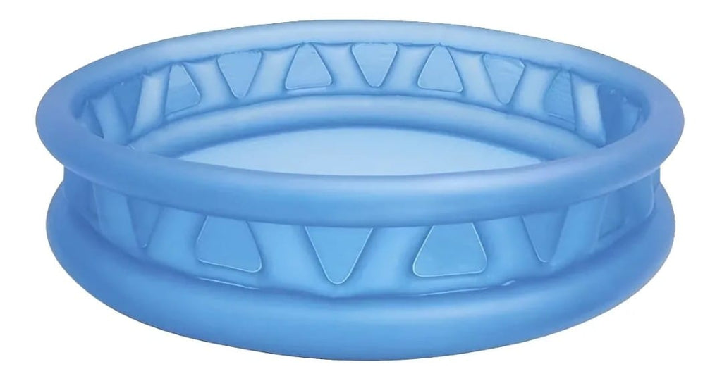 Alberca Piscina Circular Inflable Con Relieve De Niños Intex Color Azul