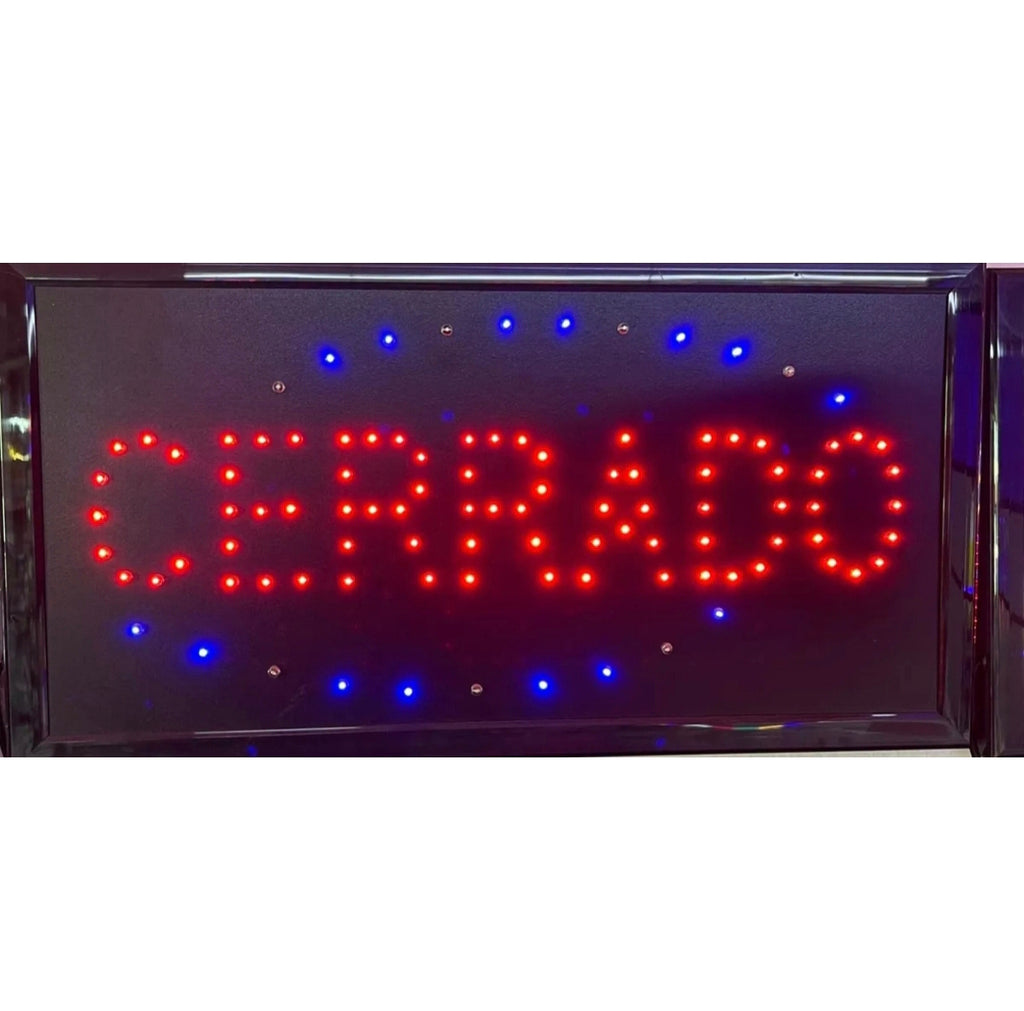 LETRERO LED CERRADO