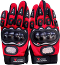 Guantes Para Motociclista Con Protección Y Antiderrapante Negro Grande