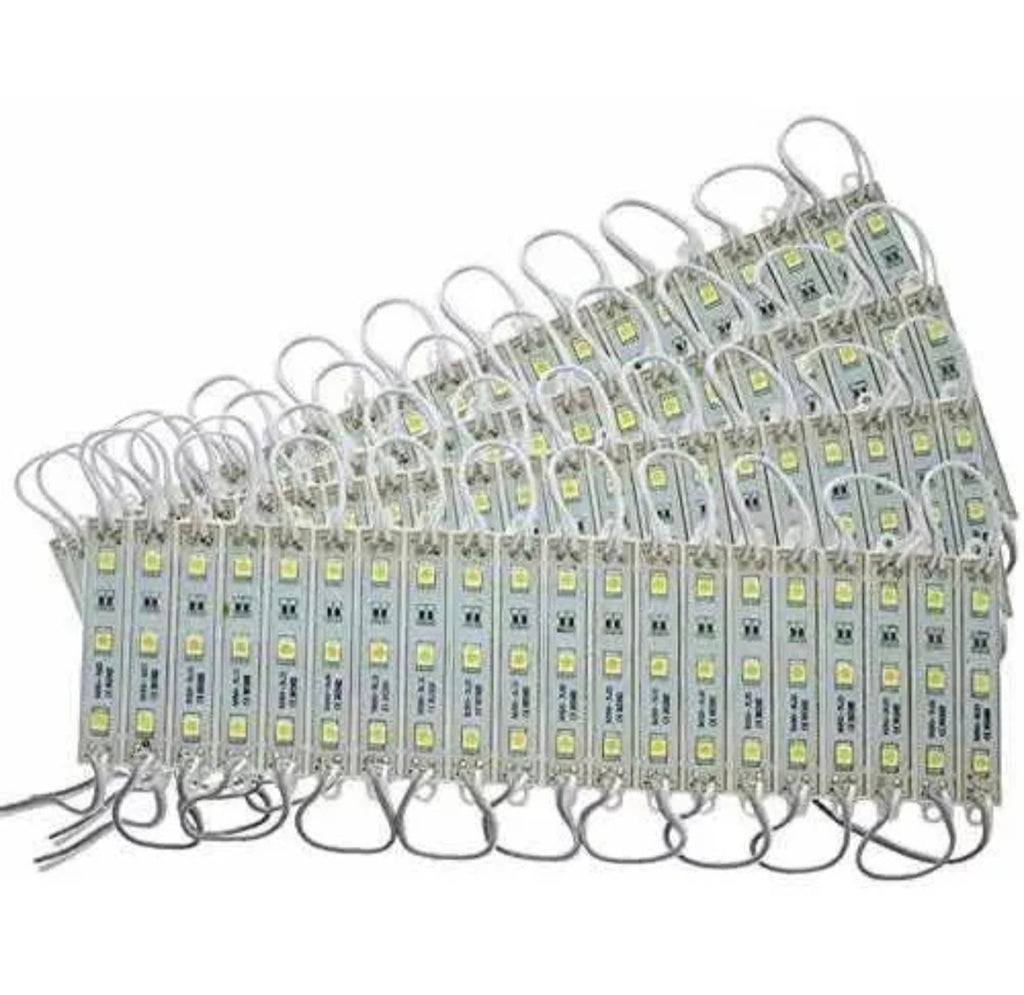 100 Módulos Led 5050 Dc12v Impermeable Para Publicidad