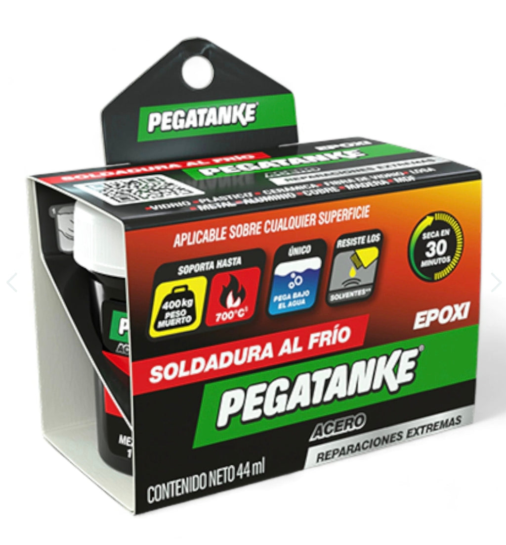 Pegamento Líquido Pegatanke Epoxi Acero