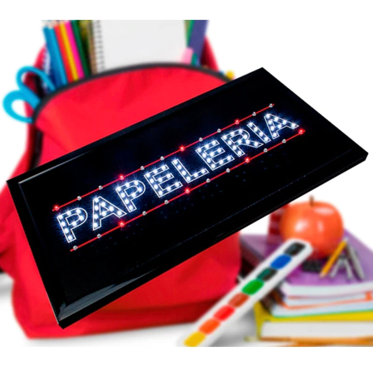 LETRERO LED PAPELERIA