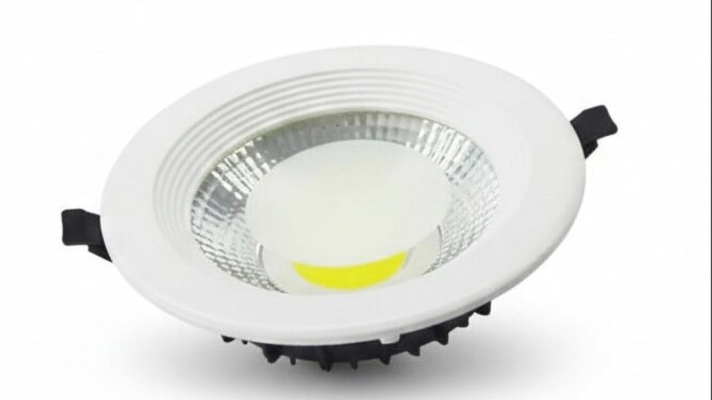 Luminario led cob empotrable 10w blanco frio