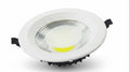 Luminario led cob empotrable 10w blanco frio