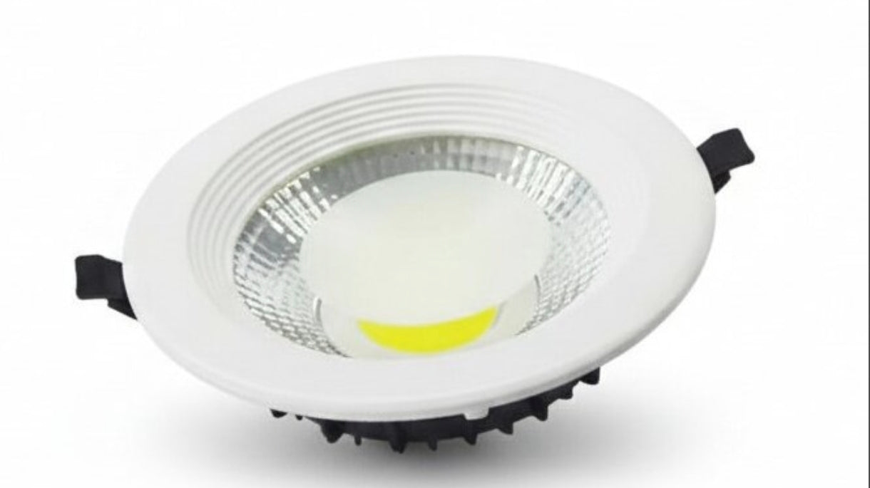 Luminario led cob empotrable 10w blanco frio