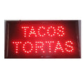 LETRERO LED TACOS TORTAS