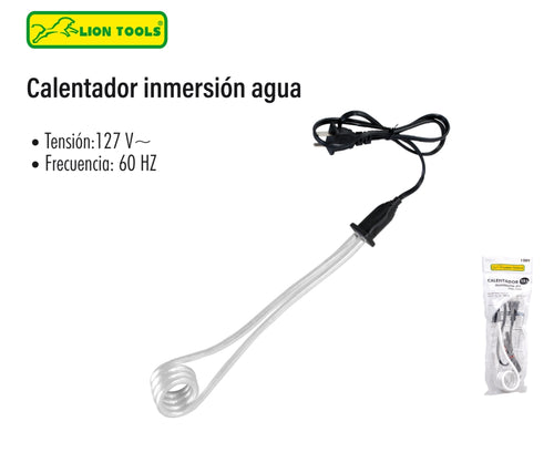 Calentador inmersión agua #4 Lion Tools