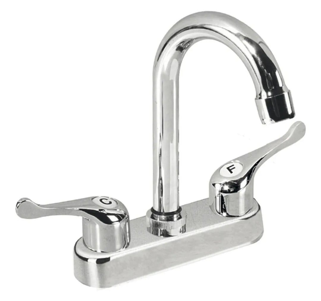 Mezcladora lavabo 3553 plateado cromado